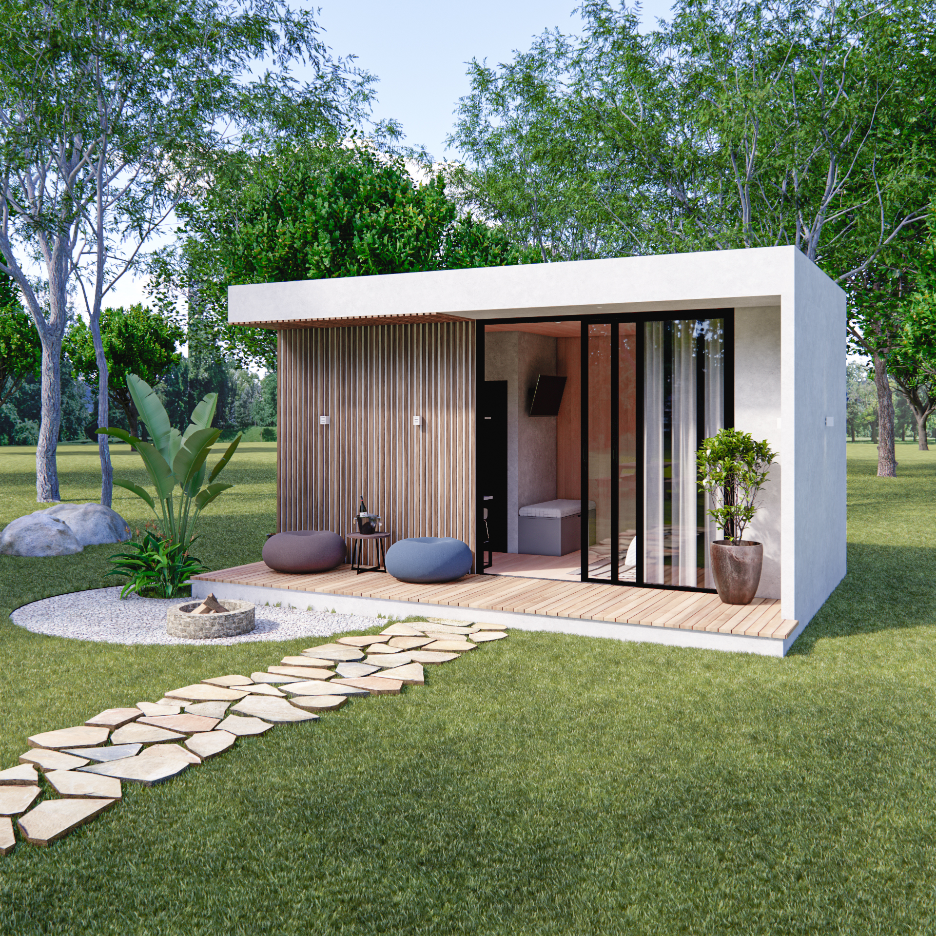 Chalé Loft Urban com Laje