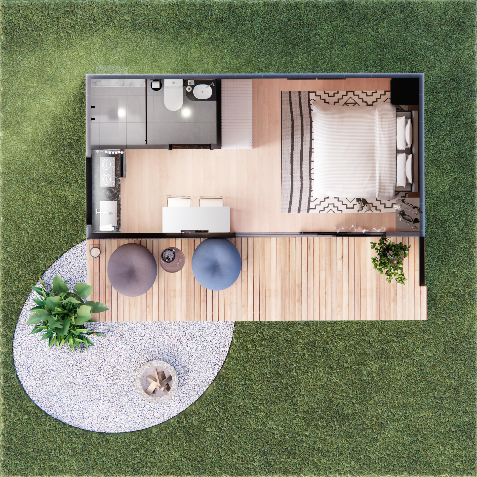 Miniatura 6 de Chalé Loft Urban com Laje