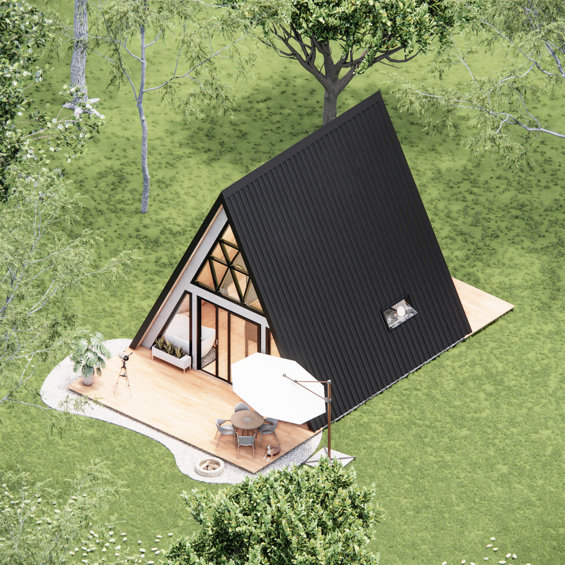 Miniatura 3 de Cabana Nature – 2 Quartos