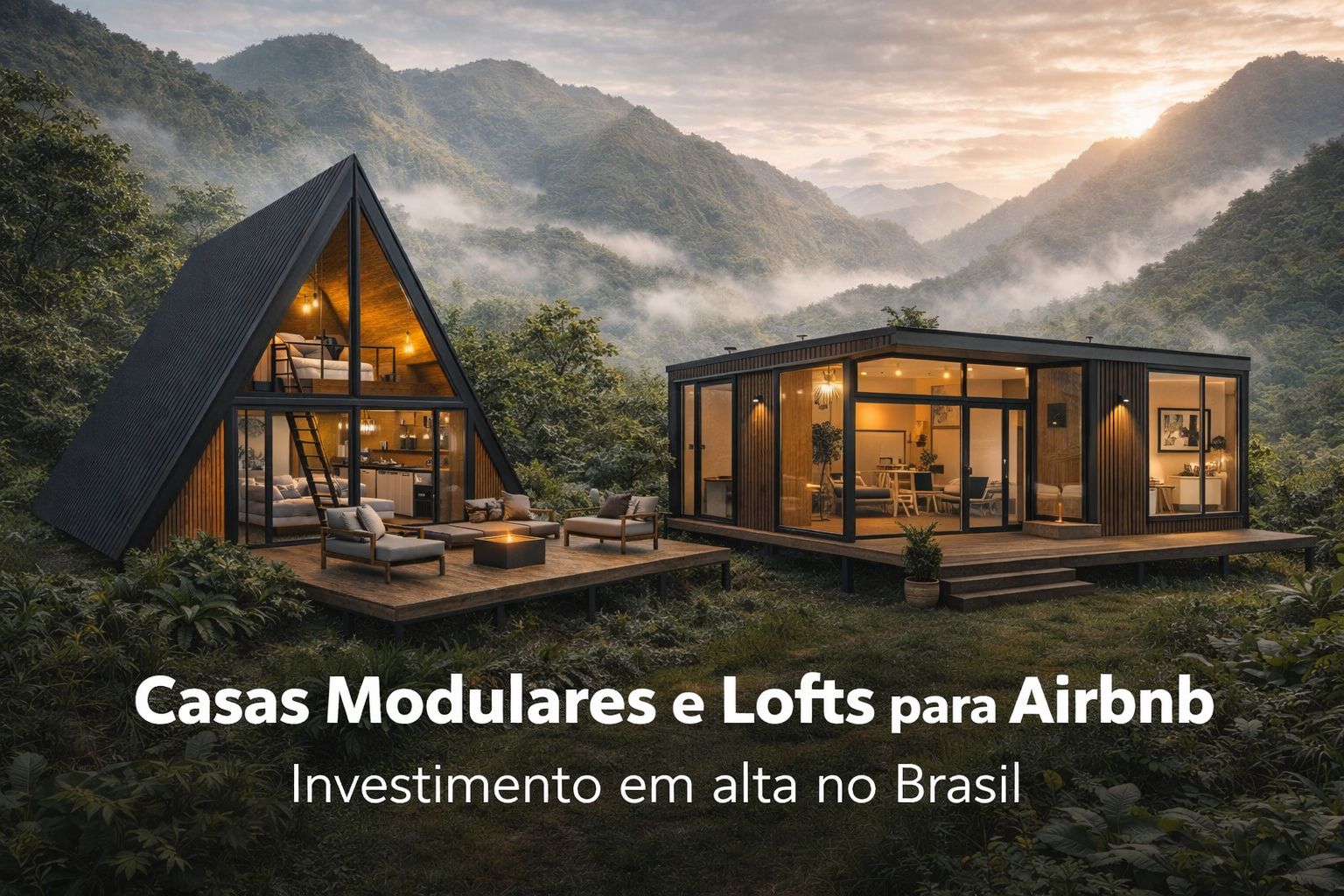 Casas modulares e lofts para Airbnb: por que esse modelo virou tendência no Brasil