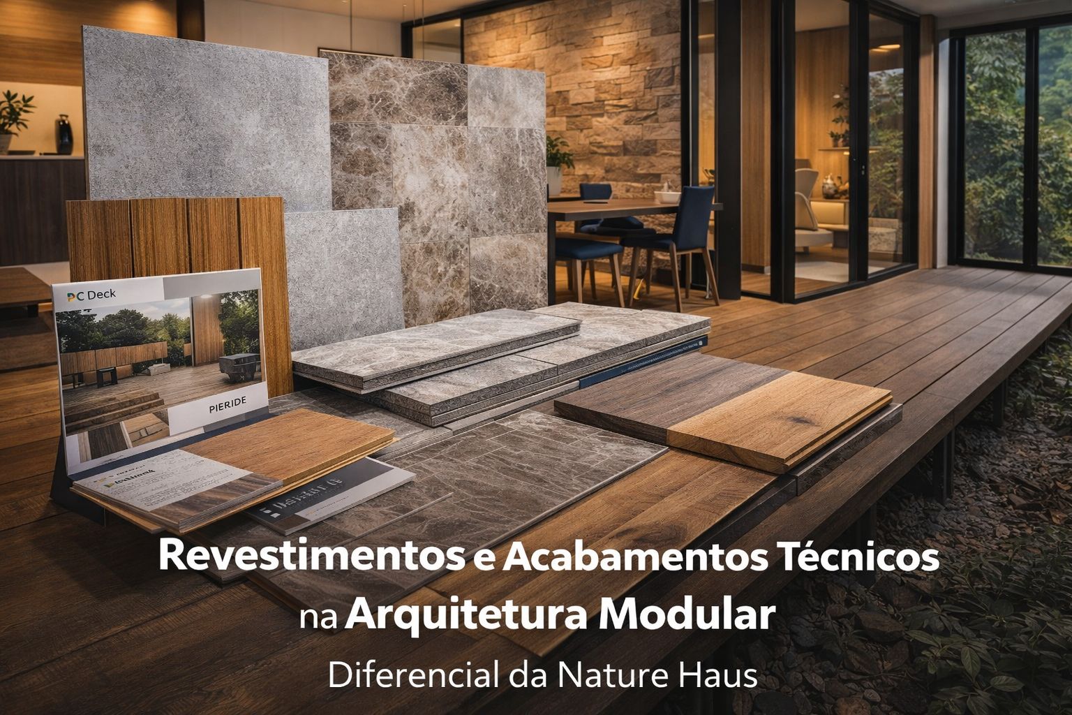 Revestimentos e acabamentos técnicos: o que diferencia os projetos da Nature Haus